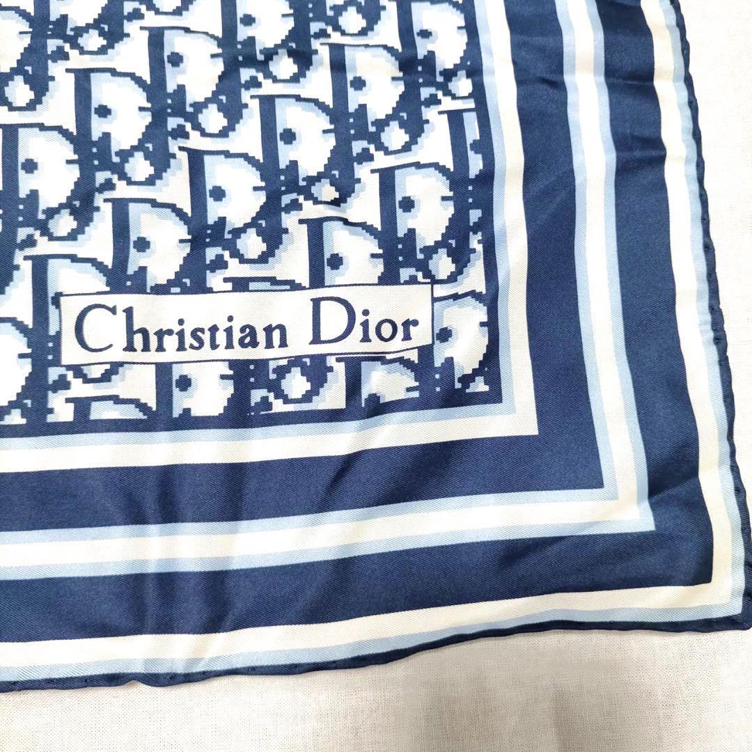 【美品】タグ付き Christian Dior クリスチャンディオール トロッター スカーフ ヴィンテージ_画像2