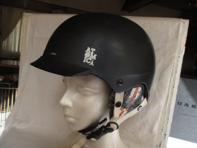 K152[ATOMIC atomic helmet BLACK MD 55-58cm] secondhand goods beautiful goods ski snowboard 