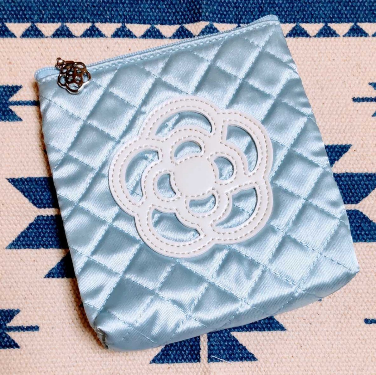  быстрое решение новый товар не продается Clathas CLATHAS Novelty . цветок бледно-голубой сумка косметичка макияж сумка бардачок ребенок для носорог f кошелек кошелек для мелочи .