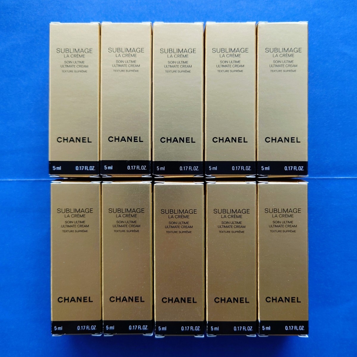 ♪プレゼント付き♪★新製品★CHANEL シャネル★サブリマージュ ラ クレーム シュプレーム★5ml×10本★現品同量 58,850円相当！★_画像1