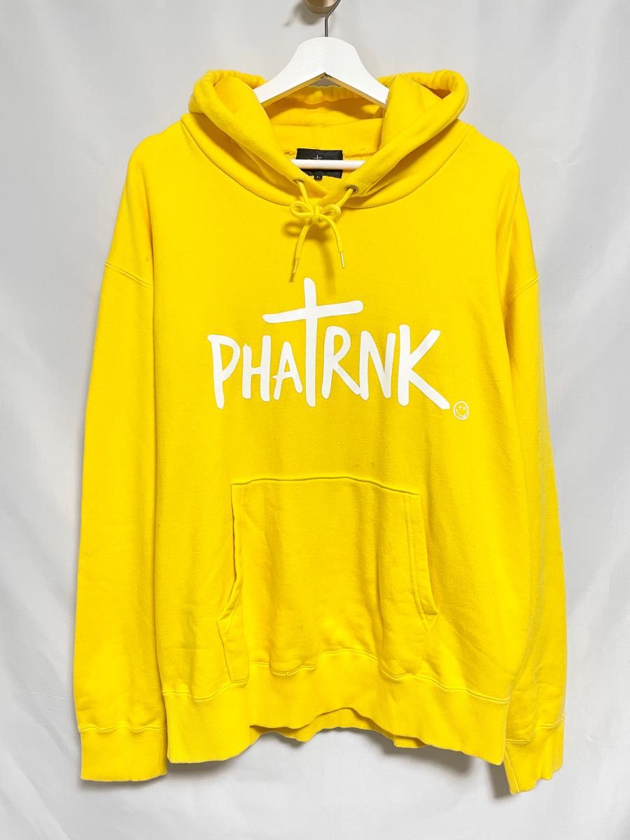 phatrnk ファットランク パーカー イエロー L 完売品 定番ロゴ phatrnk ファットランク パーカー イエロー L 完売品 定番ロゴ
