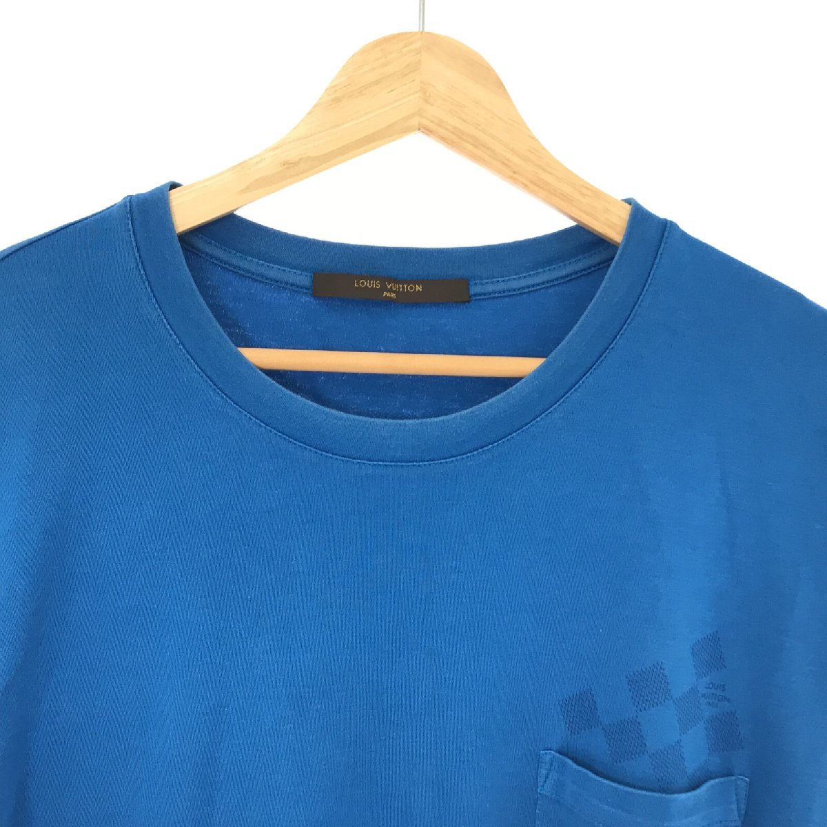 LOUIS VUITTON ルイ・ヴィトン 半袖Tシャツ Tシャツ ブルー系 中古 ユニセックス_画像3