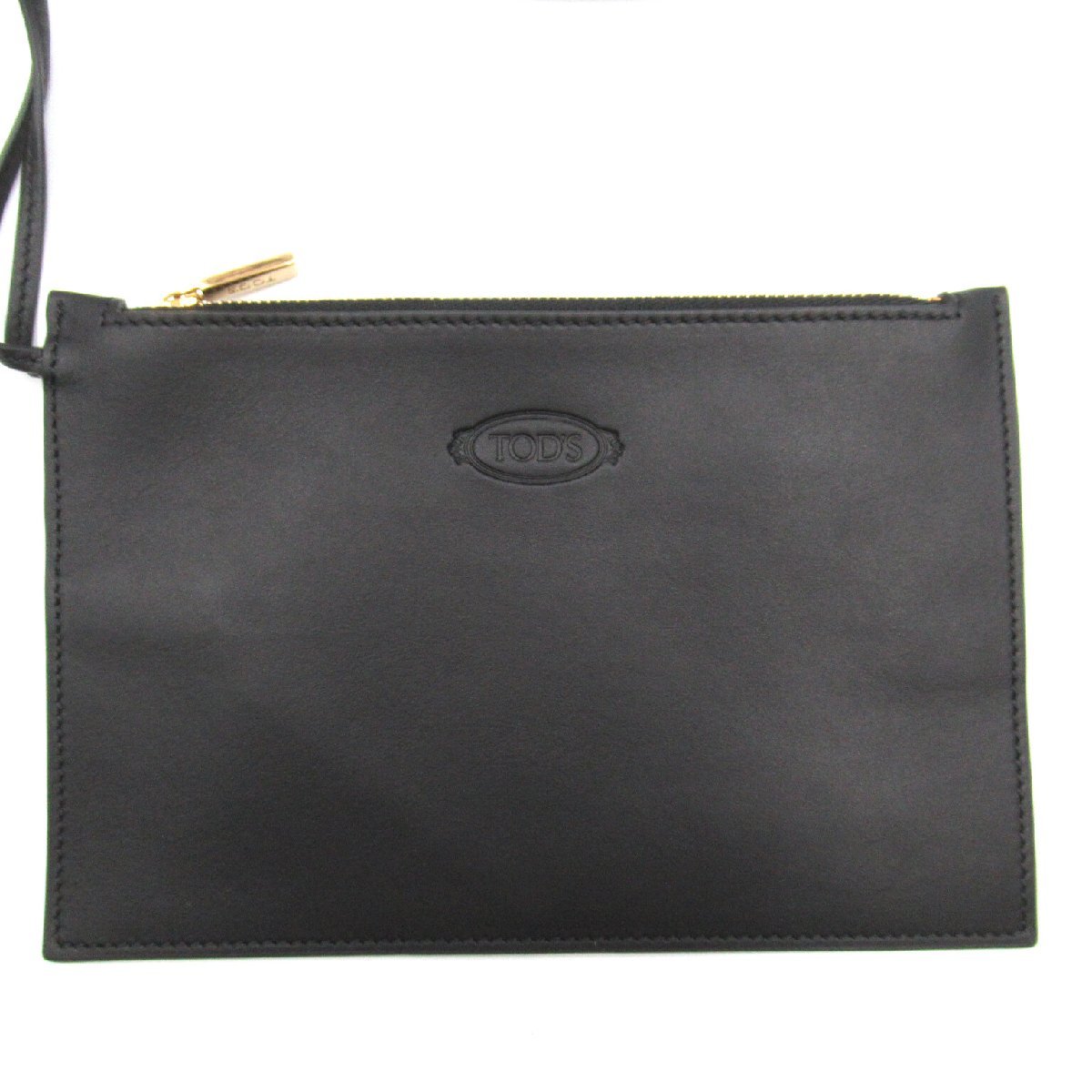 TOD*S Tod's 2way shoulder bag T case leather mesenja-to- bag small black group leather lady's 