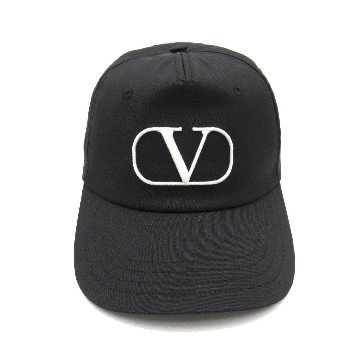 Valentino ヴァレンチノ キャップ キャップ ブラック系 ポリエステル ユニセックス