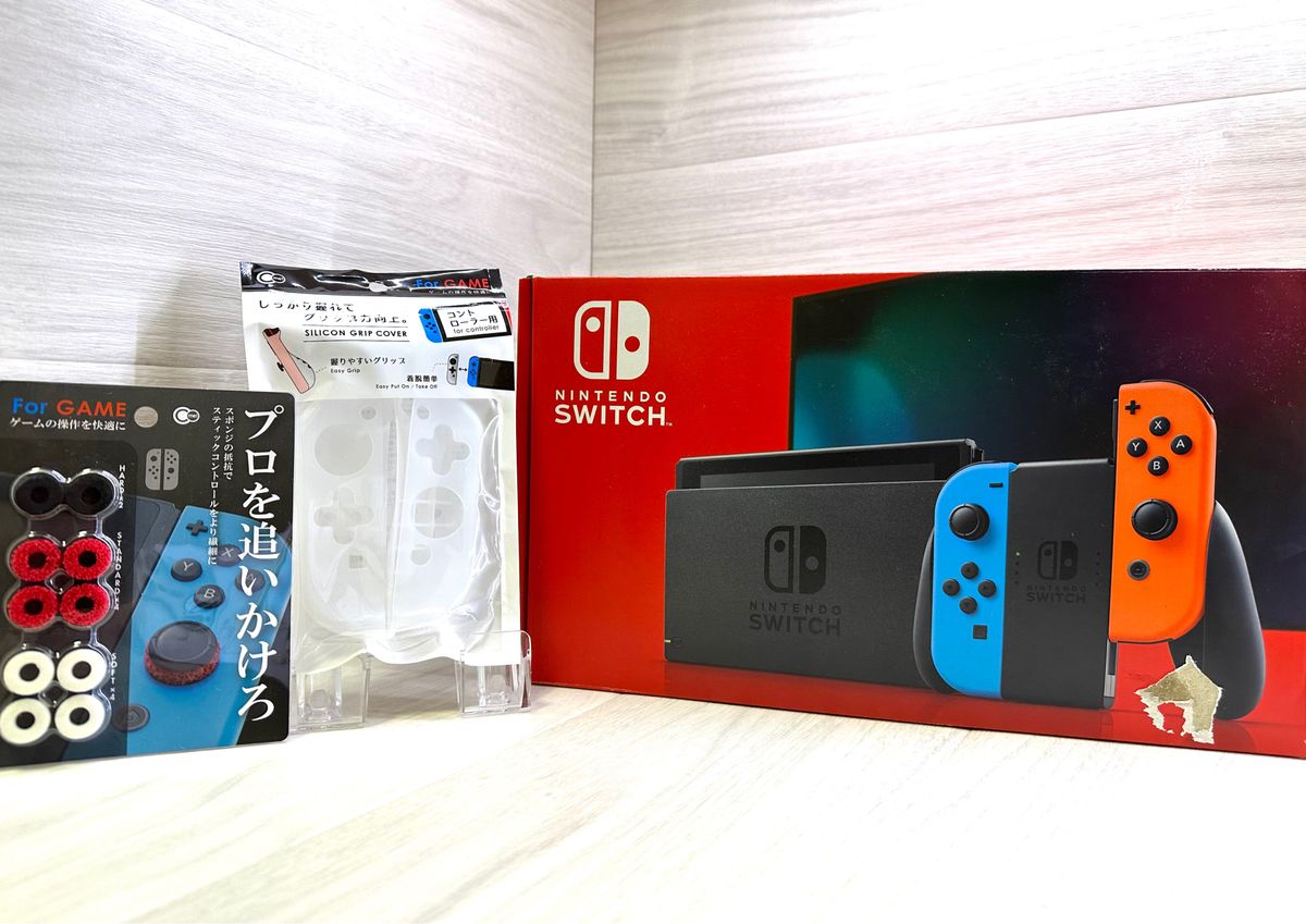 内容品極美品 豪華おまけ付き 液晶新型Nintendo Switch本体一式完品