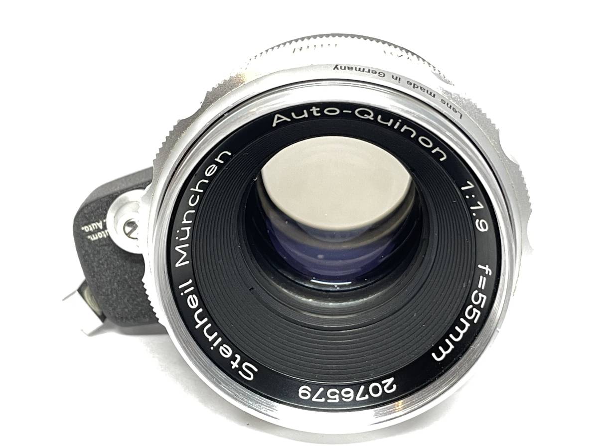 希少品 Steinheil Munchen Auto-Quinon 55mm F1.9 Exaktaマウント