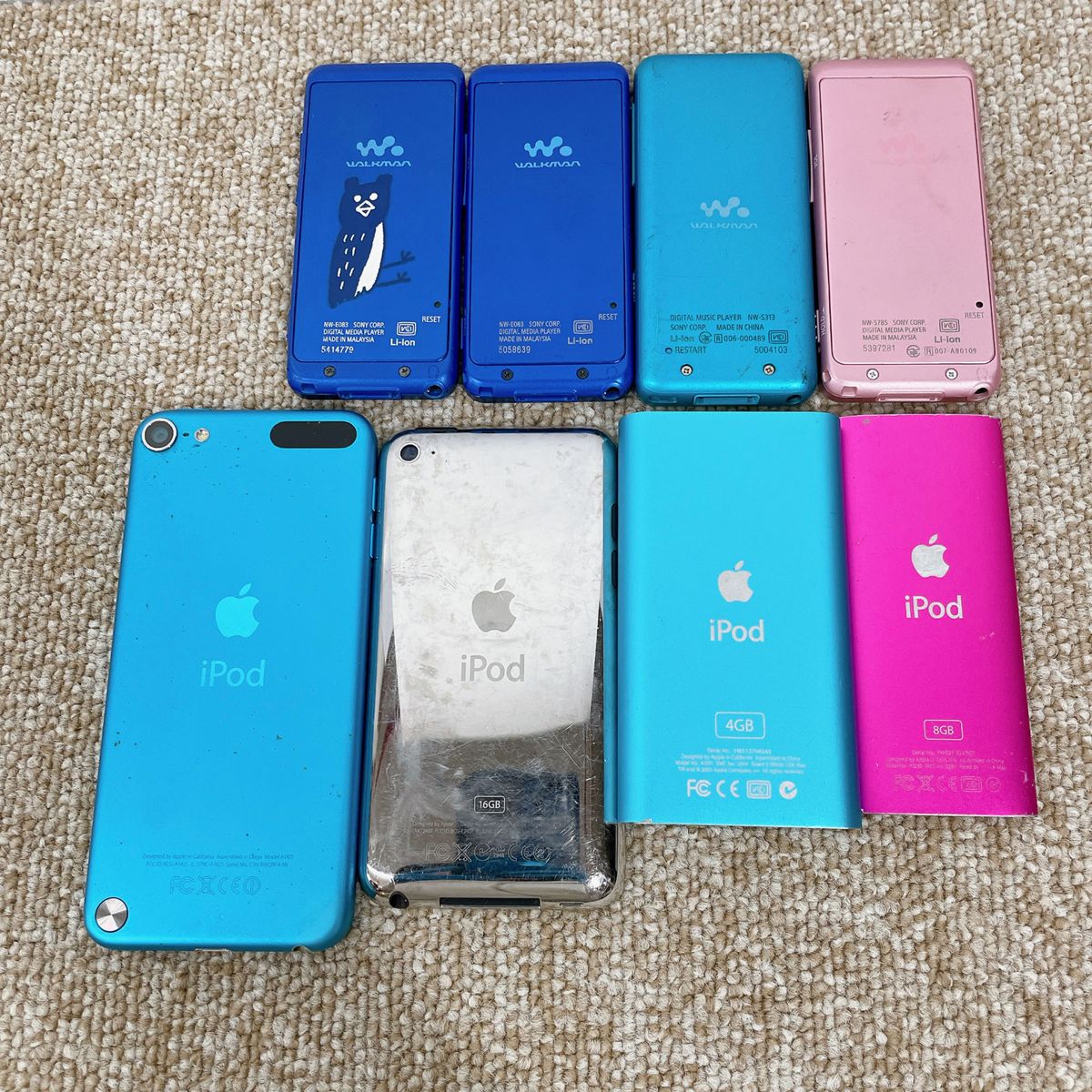 Apple iPod 4点 / SONY WALKMAN 4点 全8点まとめ売|Yahoo Apple iPod 4点 / SONY WALKMAN 4点 全8点まとめ売|Yahoo
