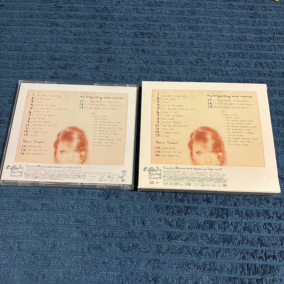 【セル版】「テイラー・スウィフト / 1989 デラックス・エディション」 国内盤 カード付きCD+DVD 2枚組 POCS-24009 Taylor Swift_画像2