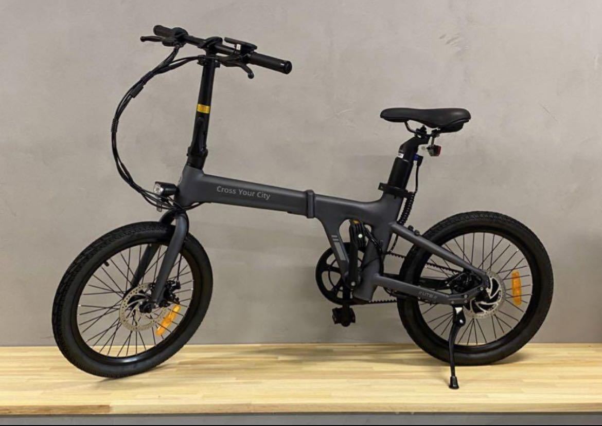 大人気折りたたみ電動アシスト自転車軽量A Dece Oasis ADO LITE 色　グレー_画像1