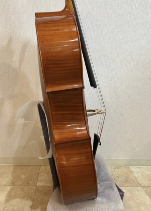  contrabass [ musical instruments shop exhibition ] Italy new work Marco Pedrini 4/4 2023 year made { made certificate attaching } reference price approximately 400 ten thousand jpy auction limitation!!