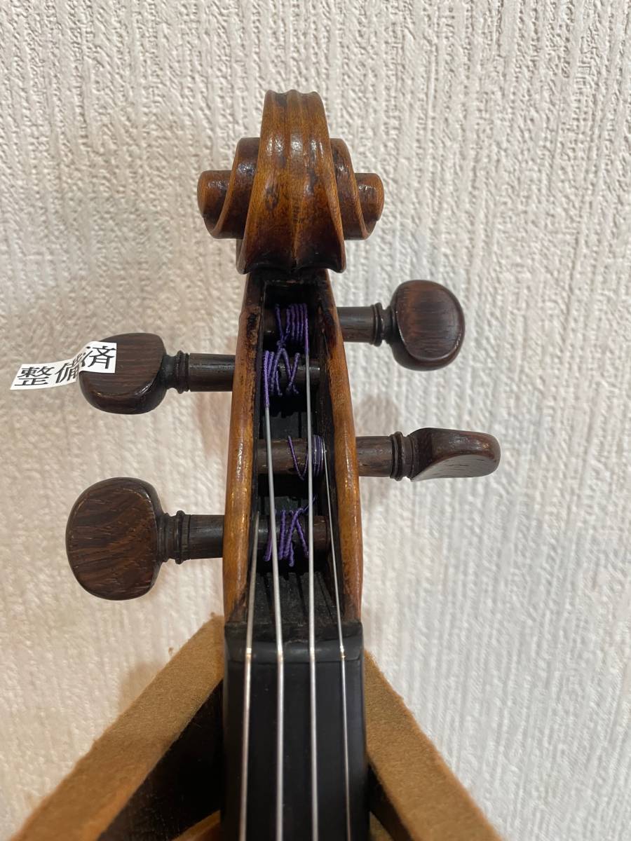 バイオリン　ドイツ製　Mathias Albani　7/8サイズ　完全整備済！希少！裏板一枚板！小さめサイズをお探しの方に！オークション限定価格！_画像8
