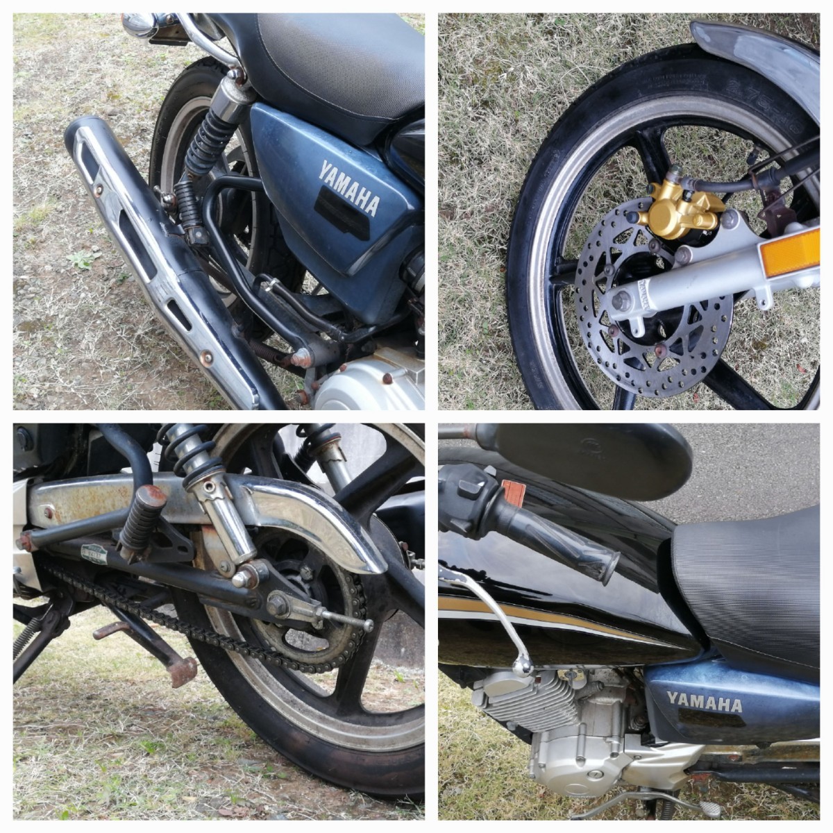 YB125SP 黒 車体 約2800km ヤマハ YB 125 _画像7