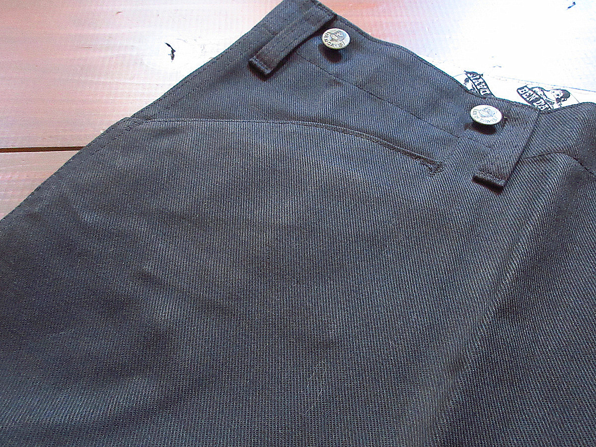  Vintage 90*s*DEADSTOCK BEN DAVIS cotton work pants black inscription W42L34*231124k1-m-pnt-wk-w42 1990s dead stock Ben tei screw 