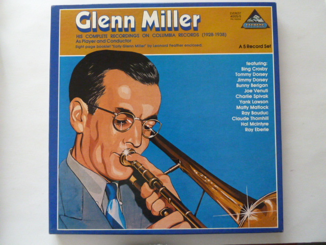 （5LP）★ジャズ ■グレン・ミラー/ GLENN MILLER■HIS COMPLETE RECORDINGS ON COLUMBIA RECORDS (1928-1938) ■コロンビア時代録音全集