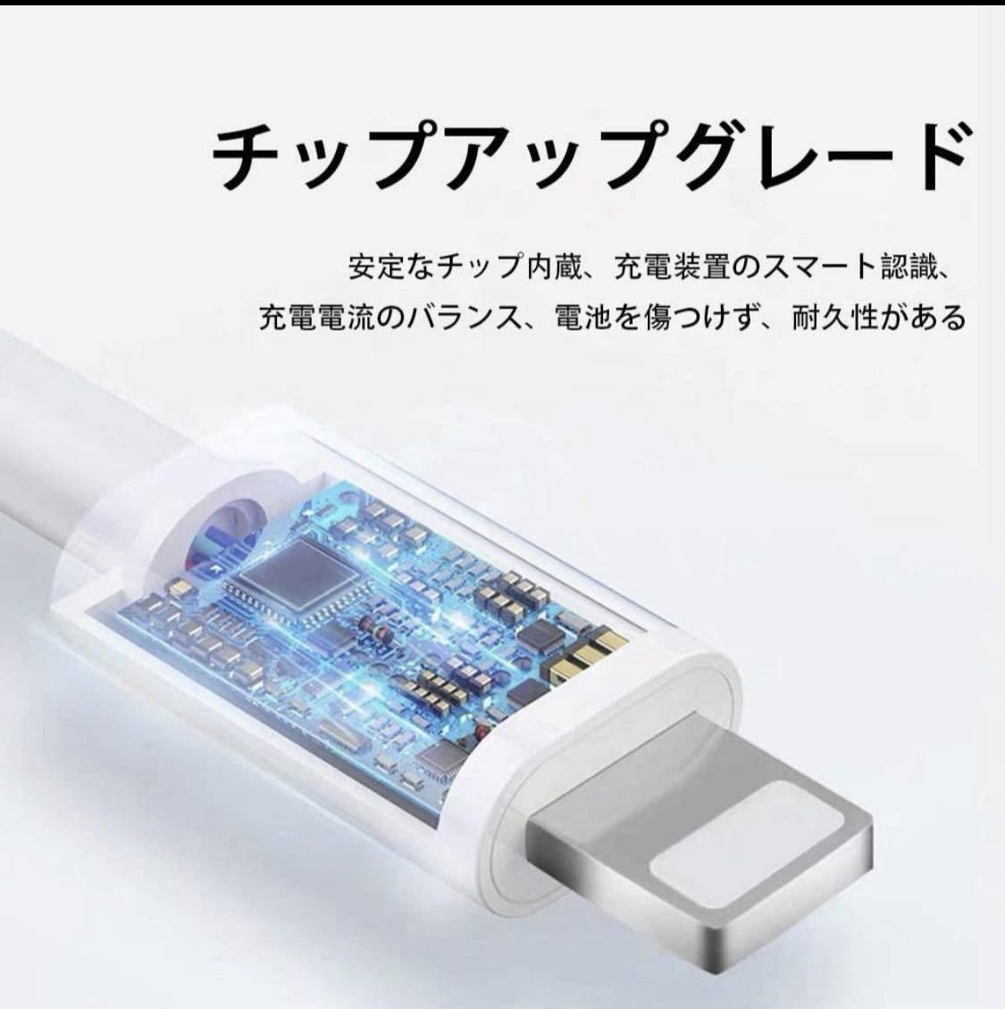 iPhone 純正　2本セット 1m 充電ケーブル ライトニング　アップル充電器 USB Apple 箱入り _画像4