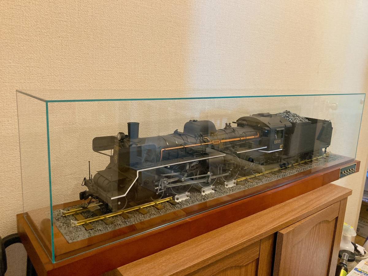 【引取り限定】デアゴスティーニ 週刊 蒸気機関車を作る C57-117 完成品模型 / ディスプレイケース付