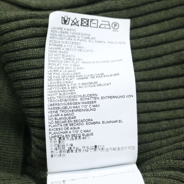 17AW★ Maison Margiela メゾン マルジェラ ④ 秋冬 タートルネック♪ ノースリーブ リブ ニット セーター Sz.L　レディース　K3T01049_B#K_画像7