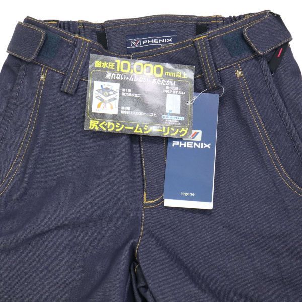 【新品 未使用】 phenix フェニックス 秋冬 裏起毛♪ ディープ デニム スキー ウエア パンツ Sz.11-4　レディース スノボ　K3B00310_B#Q