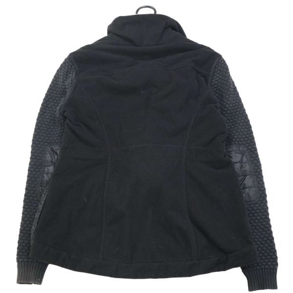 lululemon ルルレモン 秋冬 ニット切替♪ フリース ジャケット ブルゾン Sz.F　レディース ヨガ ピラティス トレーニング　K3T01030_B#N_画像3