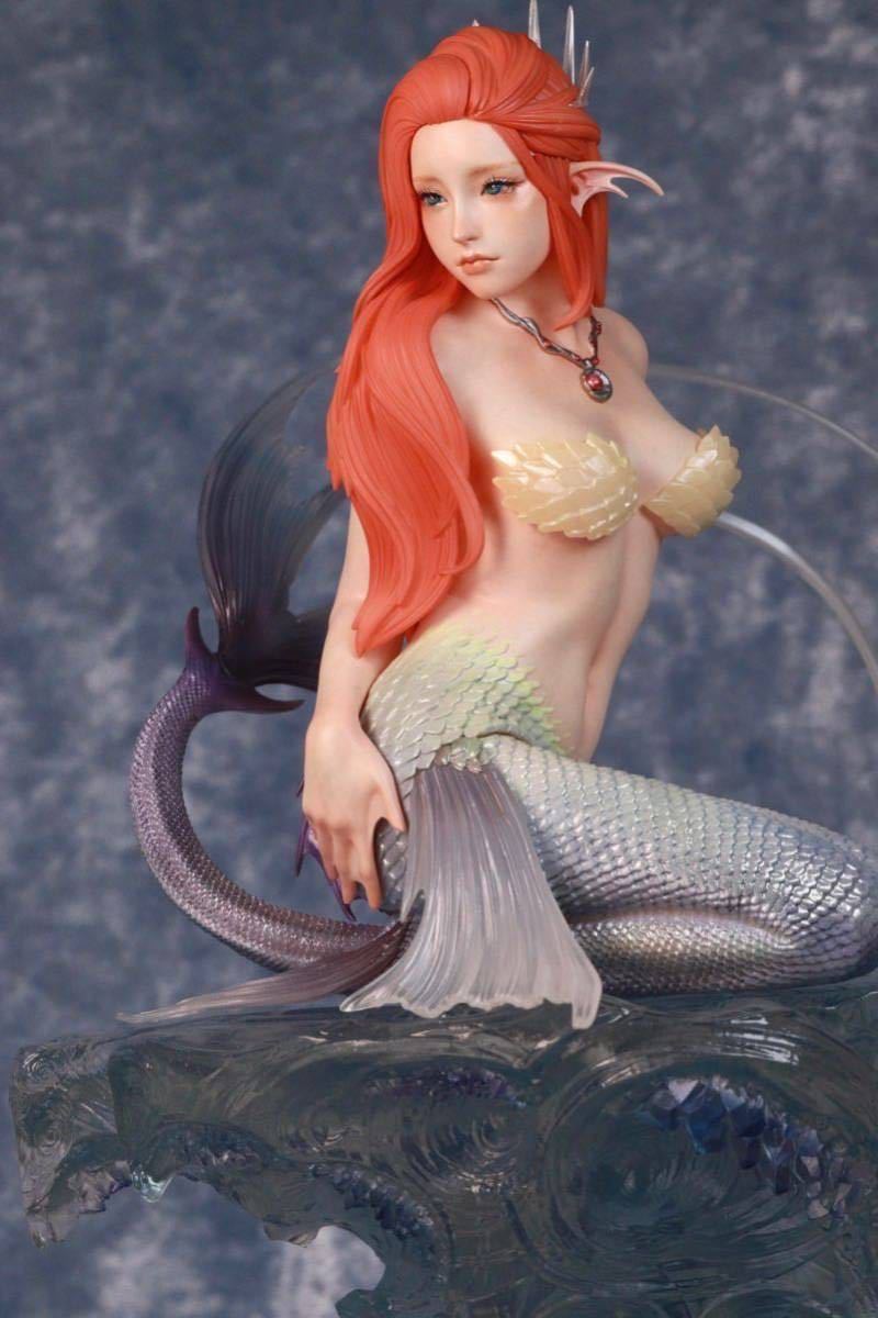 【塗装済完成品】Mermaid マーメイド　蛟女　ガレージキット　リアルフィギュア 1/8スケール　Tooth Fairy Studio Lep Studio_画像7