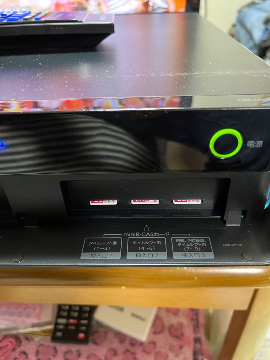 東芝 M590 タイムシフトマシン 全録 ハードディスク交換 内部 東芝 M590 タイムシフトマシン 全録 ハードディスク交換 内部