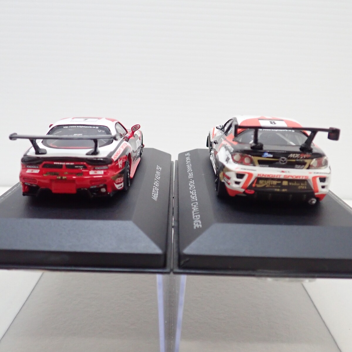 ☆ナイトスポーツ 1/43 マツダRX-7/RX-8 マカオGP出場 KNIGHT SPORTS MAZDA RX-7/RX-8 58th MACAU 直筆サイン入り【DK；X20230101-G3223_画像7