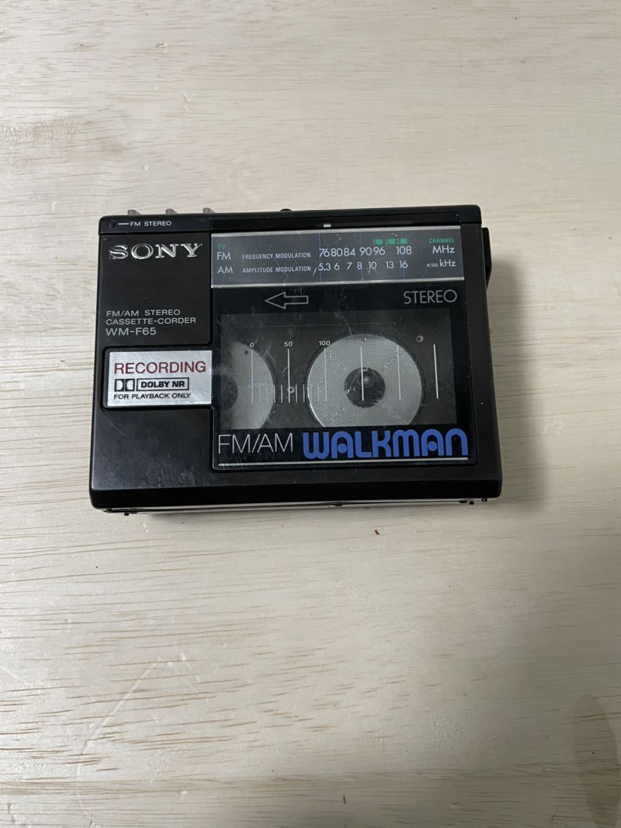 SONY WALKMAN WM-F65 ウォークマン カセットプレーヤー _画像1
