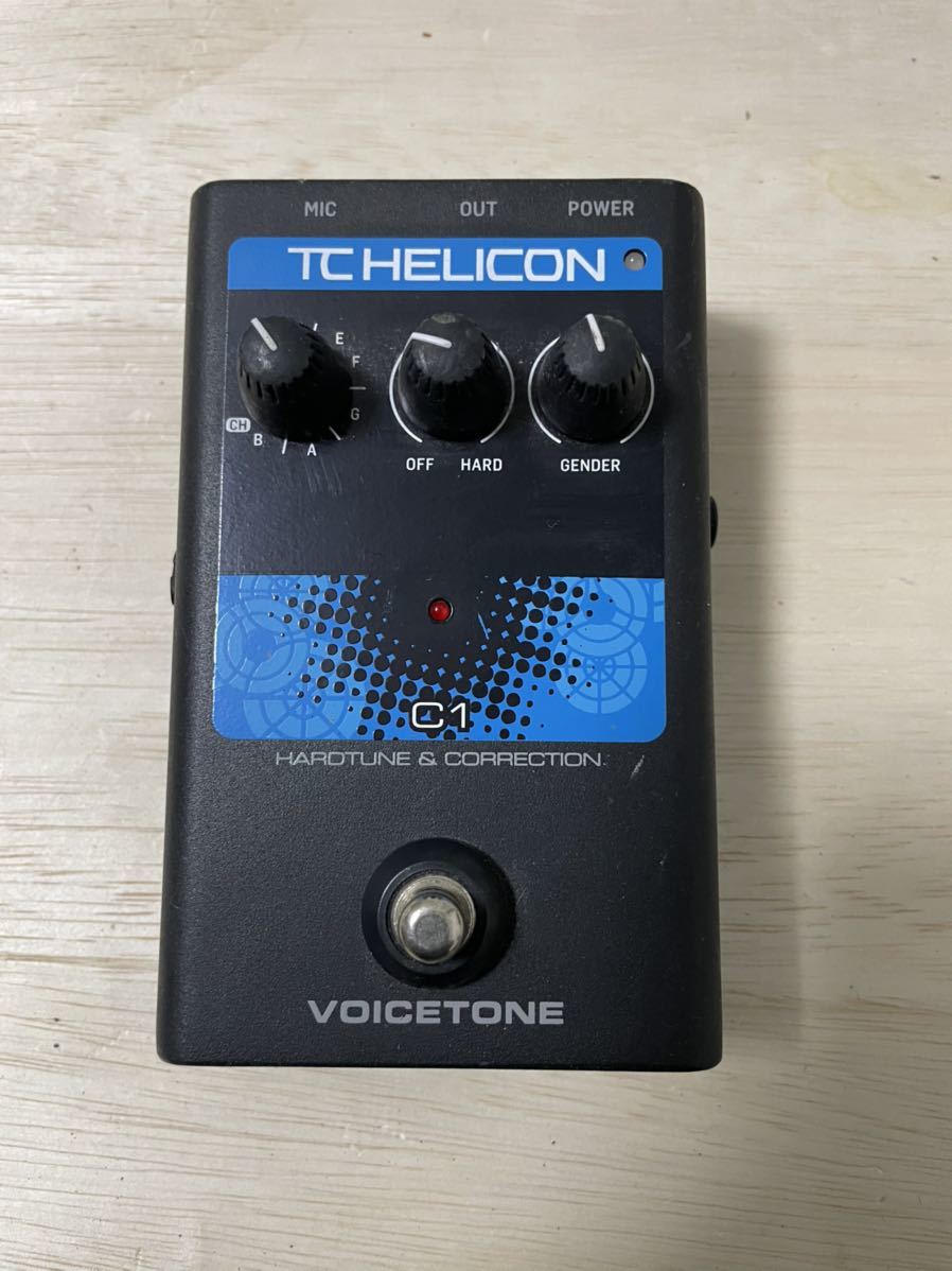 TC HELICON　ティーシーヘリコン　ボーカル用　エフェクター　VoiceTone　C1　本体のみ_画像1