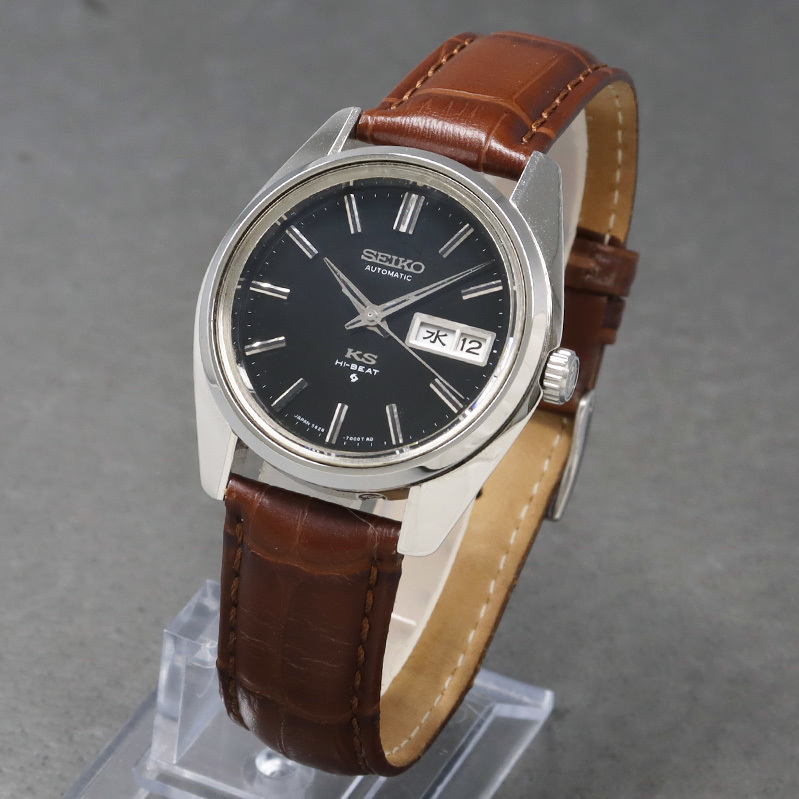 【1円〜／希少モデル】KING SEIKO キングセイコー 56KS 5626-7000 デイデイト ブラックダイヤル KSメダリオン アンティーク ヴィンテージ_画像2