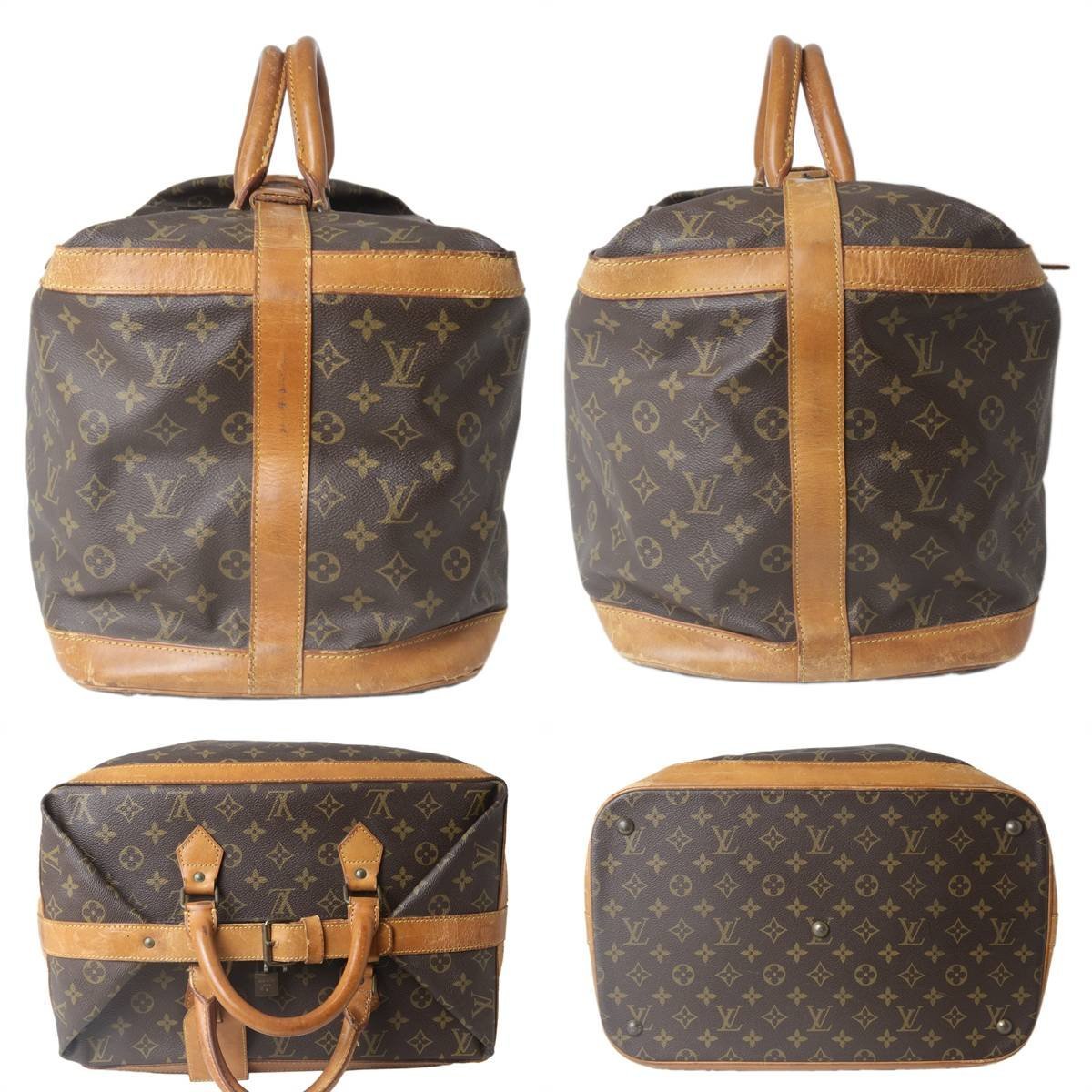 【中古】 LOUIS VUITTON ルイヴィトン クルーザーバッグ40 旅行かばん ボストンバッグ モノグラム ブラウン M41138 Cランクの画像4