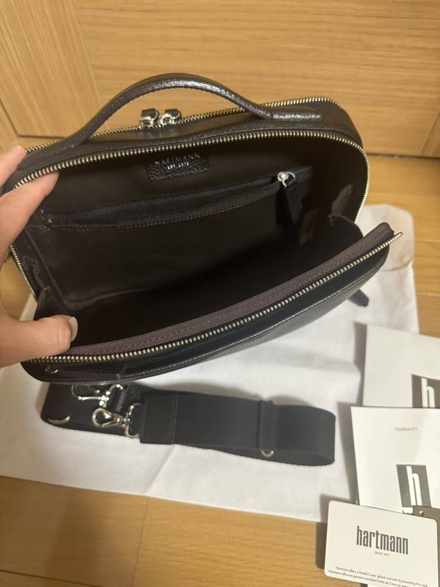 美品 Hartmann グレンデール 2wayクラッチショルダーバッグ 美品 Hartmann グレンデール 2wayクラッチショルダーバッグ