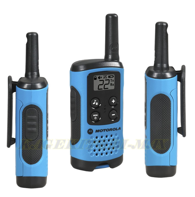3 pcs. set telephone call distance approximately 26Km Motorola T100TP handy transceiver new goods boxed unopened battery type . easy operation!Motorola GMRS disaster prevention disaster .