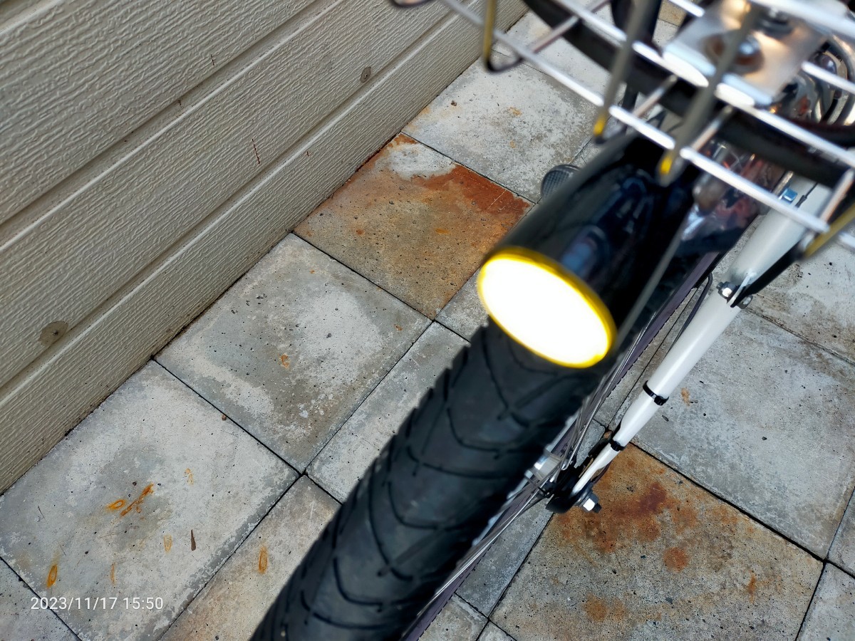 ヤマハ PAS MINA パス ミーナ 電動アシスト自転車 2015年 X972 26インチ 内装3段変速 (バッテリー・充電器 付)整備済み自転車 D4111701_画像5
