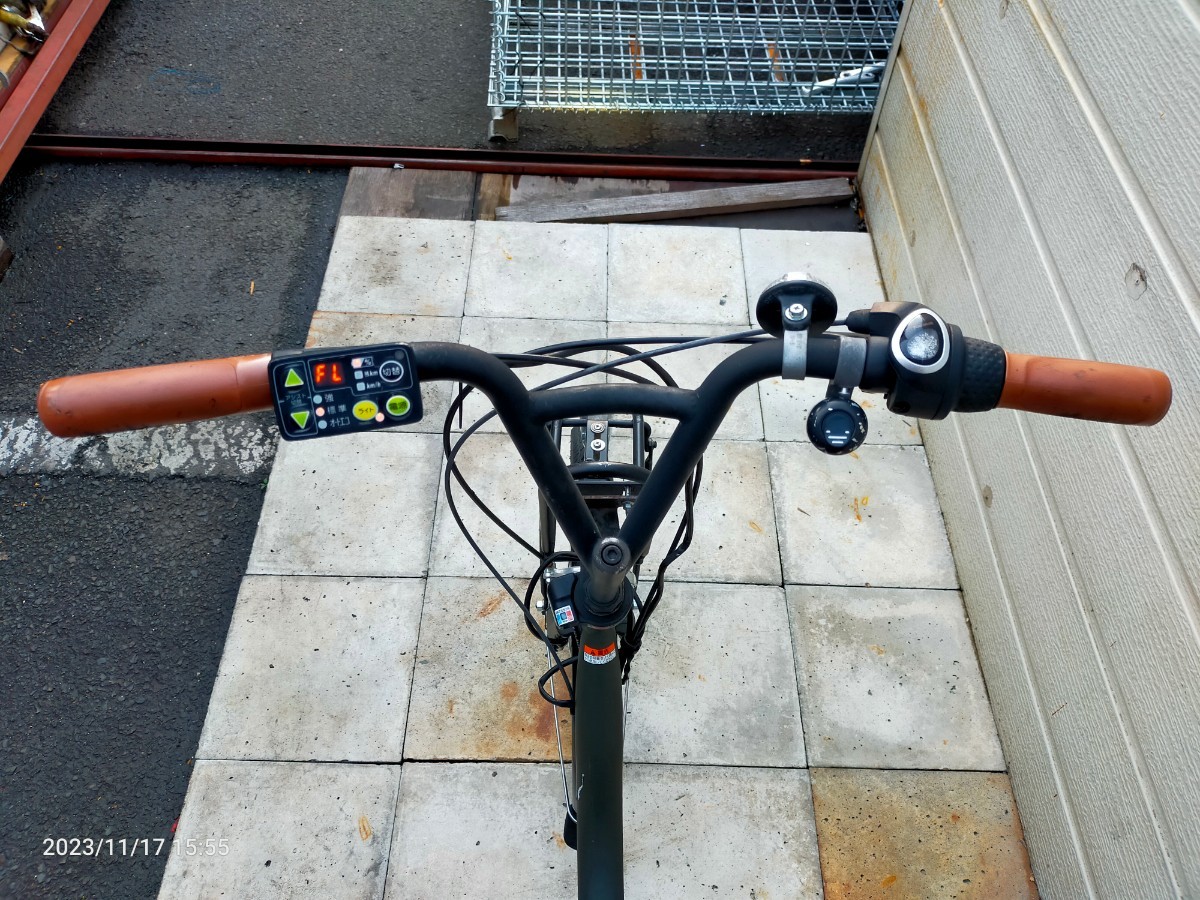 ヤマハ PAS CITY C 電動アシスト自転車 XOLE 2015年 20インチ 内装3段変速 (バッテリー・充電器 付)整備済み自転車 D4111702の画像3