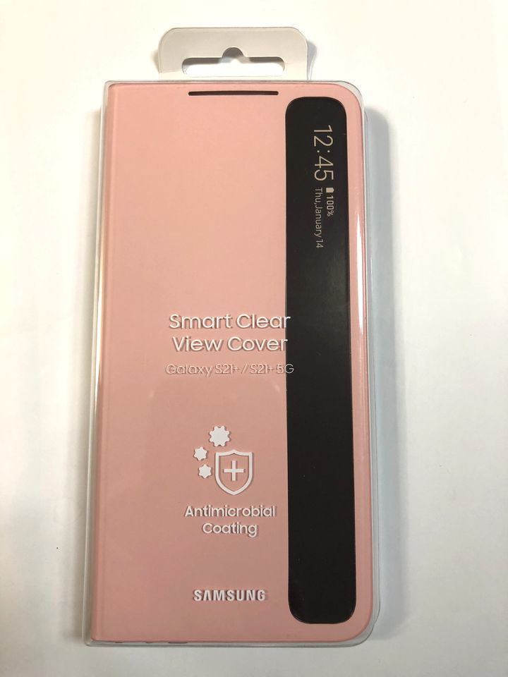 Galaxy S21+ Puls 5G ◆ SMART CLEAR VIEW COVER/ピンク [Samsung 純正ケース 並行輸入品] カバー 1_画像5