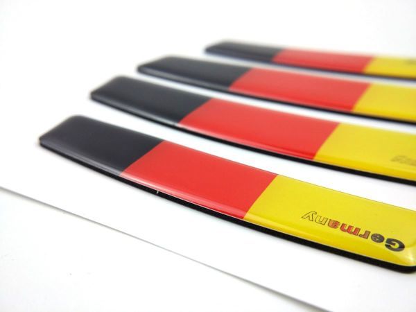 ドイツ国旗 ドアプロテクター ドアガード 4枚セット クッション ベンツ アウディに_画像2