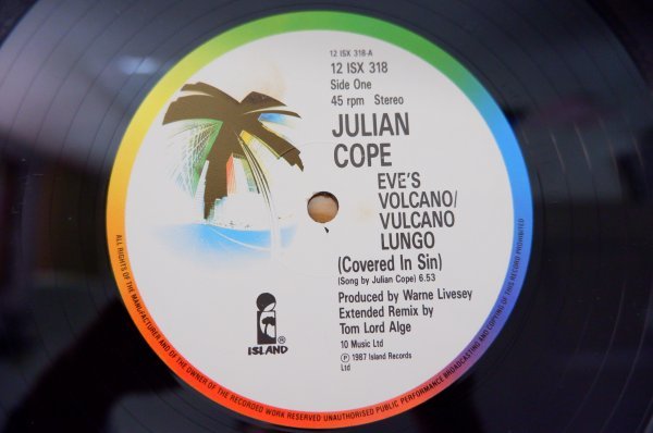 G2-321＜12inch/UK盤＞Julian Cope / Eve's Volcano - !Vulcano Lungo! (Covered In Sin)_画像4