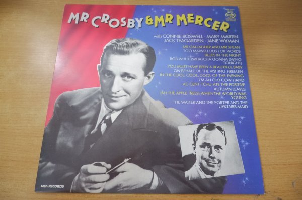 H2-137＜LP/MONO/UK盤/美盤＞ビング・クロスビー Bing Crosby / Mr Crosby & Mr Mercer_画像1