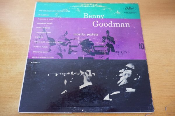 J2-110＜LP/US盤＞ベニー・グッドマン Benny Goodman / Mostly Sextets_画像1