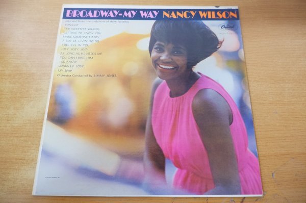 J2-128＜LP/US盤＞ナンシー・ウィルソン Nancy Wilson / Broadway - My Way_画像1