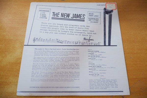 J2-142＜LP/US盤/美盤＞Harry James And His Orchestra / The New James_画像2