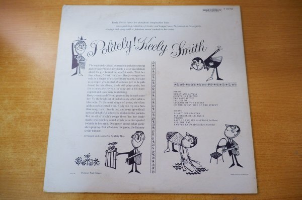 K2-254＜LP/US盤＞Keely Smith With Billy May And His Orchestra / Politely!_画像2