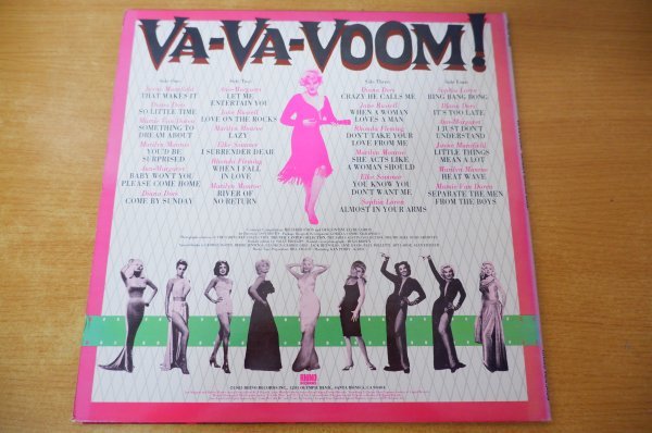 M2-038＜2枚組LP/カラー盤/US盤/美盤＞「Va-Va-Voom! Screen Sirens Sing!」Ann-Margaret/Jayne Mansfield/Diana Dors_画像2