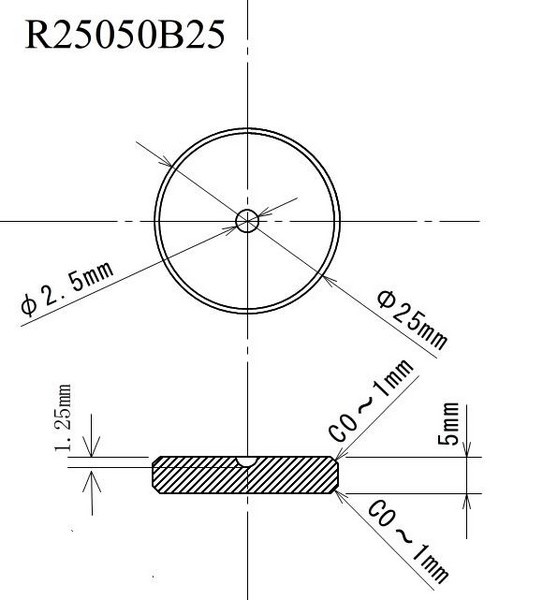 管理番号＝3L082  炭素繊維インシュレーター（スパイク受）φ25mm-5.0mmt R25050B25 6個セットの画像7