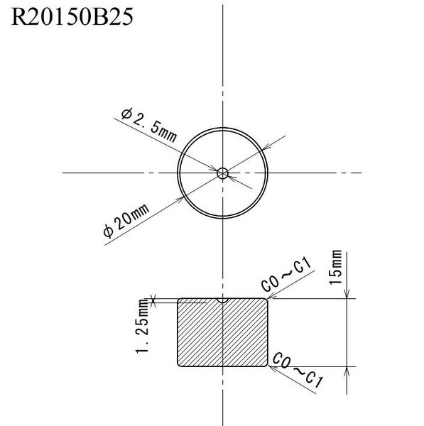 管理番号＝3L238　炭素繊維（ドライカーボン）製　インシュレーター　　R20150B25　　6個セット _画像6