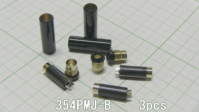 管理番号＝3K145　　φ3.5mm　4極ミニジャック　真鍮製　354PMJ-B　　3個セット_画像4