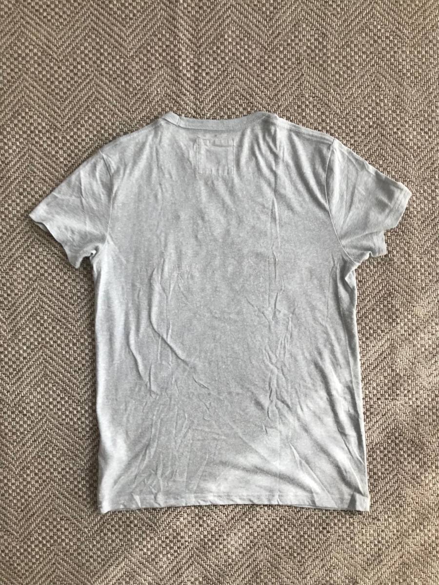 中古品 HOLLISTER ホリスター メンズ Tシャツ 半袖シャツ XSサイズ 水色 _画像3