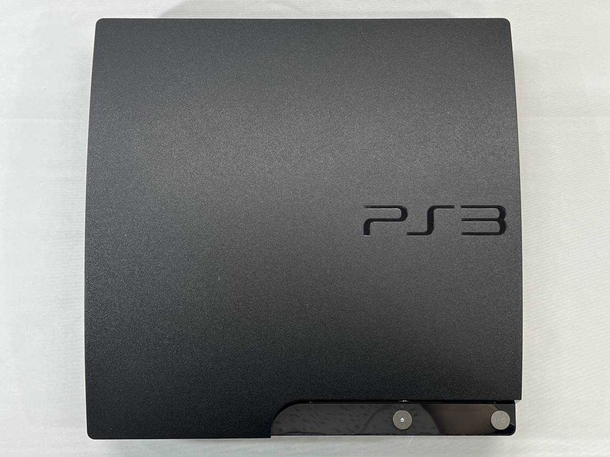 □【簡易プレイ確認/初期化済】 SONY PlayStation 3 CECH-2500A 160GB ブラック PS3 本体 封印シール有 CECHZC2J コントローラー□W01-1123_画像2