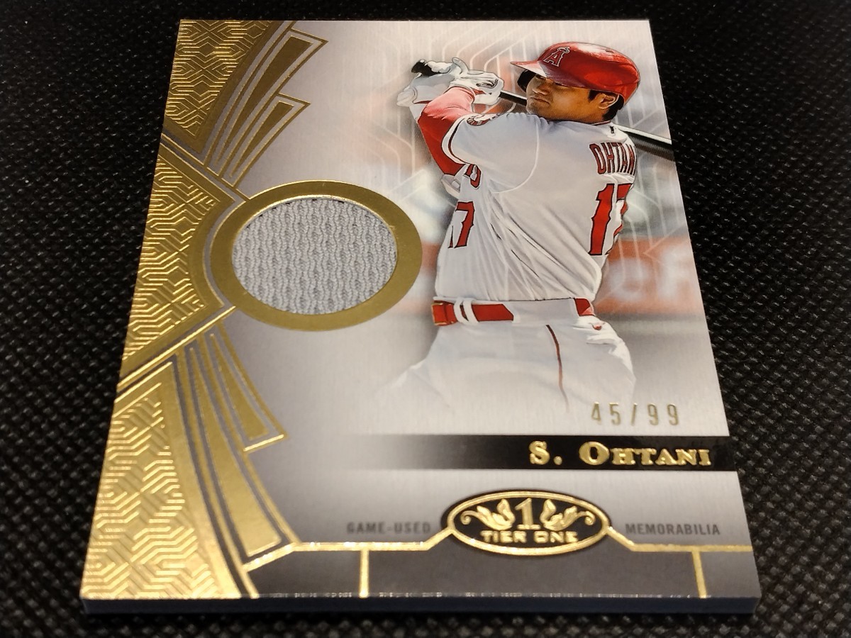 大谷翔平 99枚限定 レリック 【2023 TOPPS TIER ONE RELIC SHOHEI OHTANI T1R-SO1】 WBC 侍ジャパン エンジェルス レア_画像3