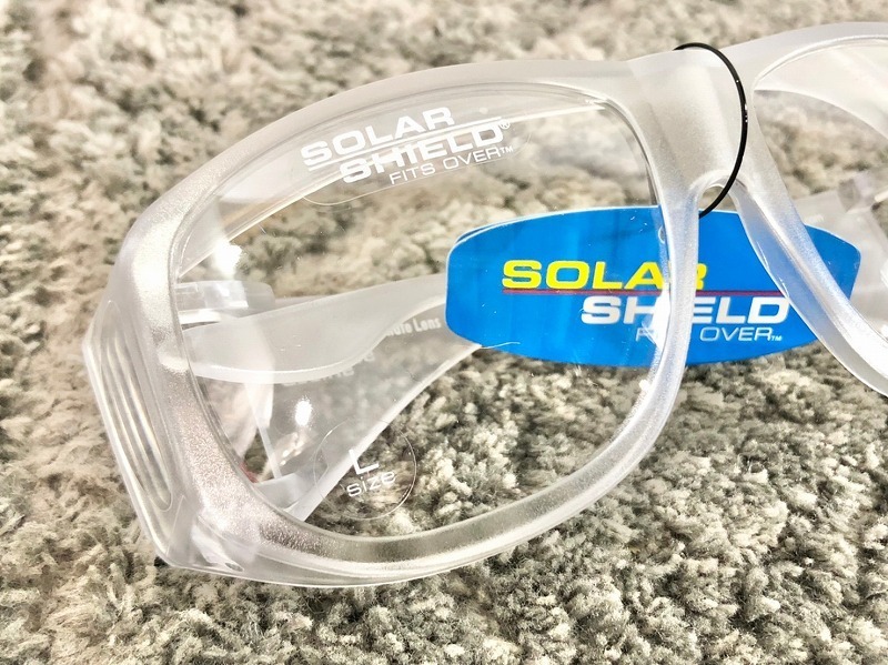 [ the US armed forces discharge goods ]* unused goods UV cut glasses UV resistance glasses 6 piece clear protection glasses goggle case attaching (60)*CK8Z